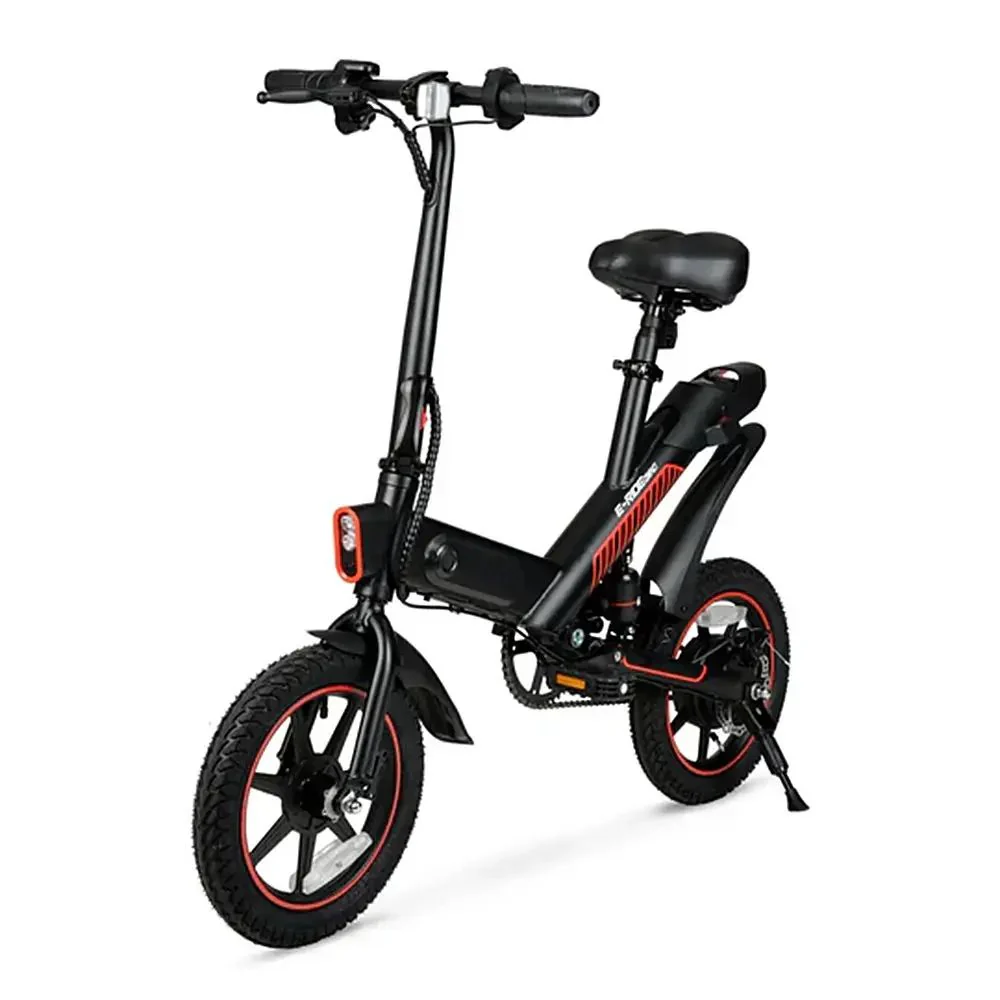 Hyper - Foldable Compact eBike w/ 15 mile Max Operating Range & 15.5 MPH Max Speed - Black - HYP-S36-5002 - Image 4